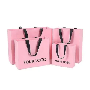 Custom Logo Paper Bags Luxury Packaging
