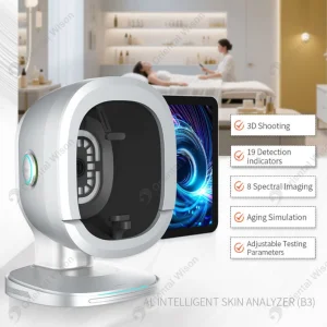 2 in 1 Skin Analysis Hair Scalp Detection Pore Pigment Aanlysis Colleagen Analysis Water Monitor Beauty Device