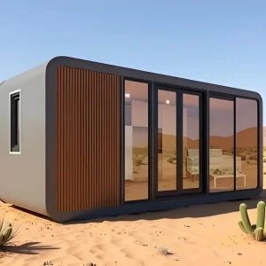 Casa Móvil Prefabricada de Manzana Modular de Fabricación China 20FT 40FT Desmontable Portátil Aislada a Prueba de Sonido para Venta en Resort de Glamping al Aire Libre