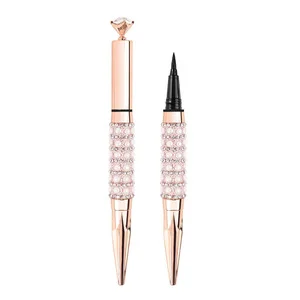 Custom Logo Private Label Waterproof Water Activated Eyeliner Pen Wholesale Quick Dry Long Lasting Vegan Black Liquid Eyeliner