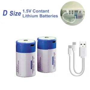China Rechargeable D Cell batteries 1.5V