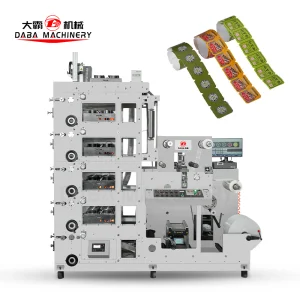 Narrow Web Flexo Printing Machine Tea Tag Printing with Rotary Die Cutting System