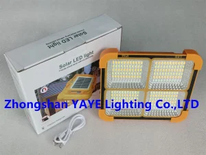 Precio del fabricante Yaye 200W/150W/100W/50W Faro portátil multifuncional solar con 1000PCS Stock/ 3 Años de garantía/ Mejores productos Mejor proveedor