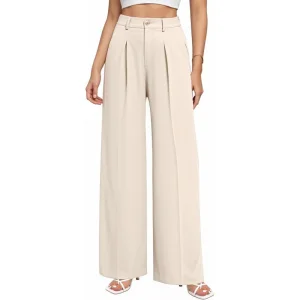 Womens loose fit wide leg pants