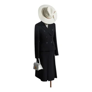 Soft Wool Blend Charcoal Tailored for Corporate and Executive Wear Soft Wool Blend Charcoal Mtm Women Overcoat