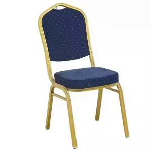 Top Selling High Quality Modern Design Stackable Fabric Padded Metal Frame Wedding Hotel Banquet Chairs for Indoor Outdoor Use