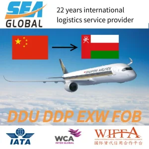 Fca China to Mct Airport Oman Top Air Freight Forwarder