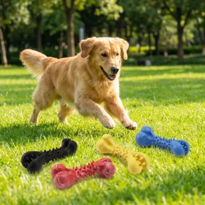 Rubber Heavy Duty Dog Chew Bone Toy