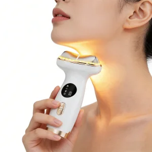 Private Label 7 in 1 Hot Cold Beauty Massager Multi-functional Anti-aging Machine Face Neck Wrinkle Removal Skin Lifting Device