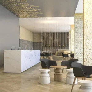 Office Lounge Marble Coffee Table