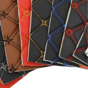 Automotive Upholstery Cuero PVC Rexine Synthetic Leather Faux Leather for Car Seats