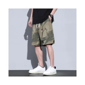 Customized Thin Trend Loose Straight Plus Size Waterproof Men's Athletic Shorts