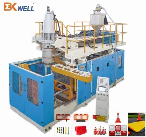 PE Plastic Traffic Safety Road Pyramid Insulation Logistics Barrel Blow Molding Machine