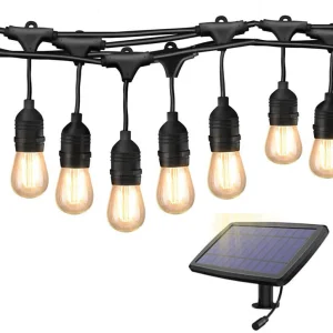 LED 45FT Outdoor Solar String Lights