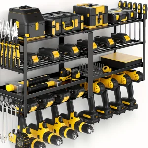 Power Tool Organizer Metal Tool Shelf
