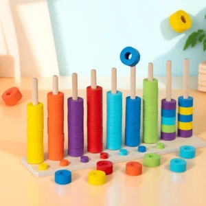 Montessori Educational Toys for Early Childhood Development 3-6 Years Old Wooden Board Tabletop Games Kindergarten Baby Gifts
