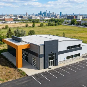 Edifício Comercial de Aço Prefabricado Turnkey