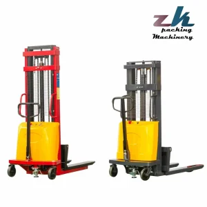 Semi Automatic Electric Fork Stacker