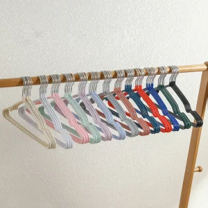 Colored Hangers for Drying Clothes