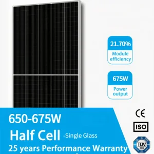 Factory Wholesale 675W Solar Panel P-Type 650W for Server Farm Microgrids