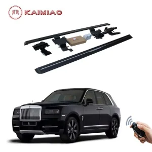 For Luxury Rolls-Royce Cullinan Waterproof Electric Side Step Carbon Fiber Printed Electric Running Board