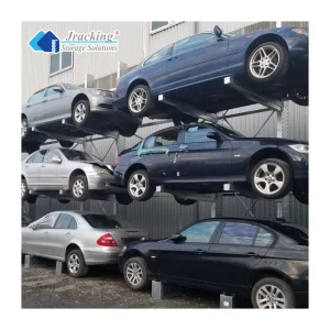 Jracking Industrial Warehouse Stacking Rack Steel Heavy-Duty Cantilever Racking System for Car Storage