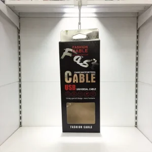 Premium Retail Packaging Paper Box for USB Cables and Phone Accessories