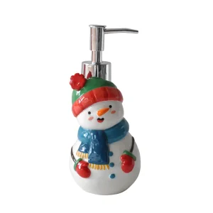 Discount Christmas Snowman-Shaped Ceramic Lotion Dispenser Manufacturers, Company