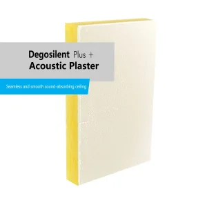 Mineral Wool Ceiling Panels Acoustic Plaster Seamless Sound Absorption Ceiling System