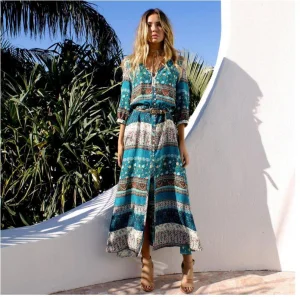 Vestido de playa elegante