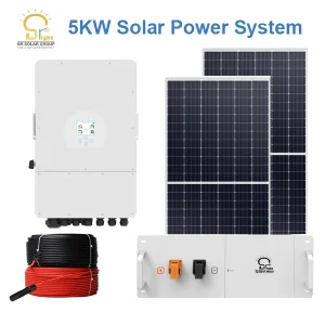 Customized Lead-Acid/Opzv//Lithium PV Lithium Battery Hybrid Panel Inverter Solar Home System with CE