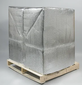 Transporte de Alimentos y Bebidas Bolsa Aislante de Burbuja de Aluminio Cubierta Térmica de Paleta Paquete de Cadena de Frío para Envío de Chocolates y Productos Perecederos