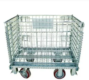 Light Duty Assembled Hot-Dip Galvanized Wire Mesh Cages with 0.67CBM Capacity for Multi-Purpose Cargo & Storage Solutions