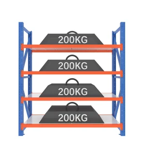 High Quality Heavy-Duty Metallic Warehouse Shelf Powder Coating Finish Storage Pallet Racking