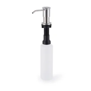 Hotel Kitchen Sinks Stainless Steel Liquid Soap Dispenser Hand Sanitizer Manual Foam Soap Dispenser with Plastic Bottle
