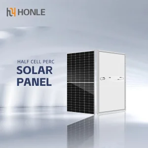 Fonte de Alimentação de Backup Módulo Solar Fotovoltaico 300W 400W 500W 600W Painel Solar de Meio Célula PERC