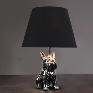 Modern Dog Table Lamp Gold Ceramic Table Lamps for Living Room Design Table Lamp (WH-MTB-137)