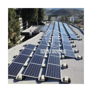 Efficient Flat Roof Solar Mounting with Ballast Support