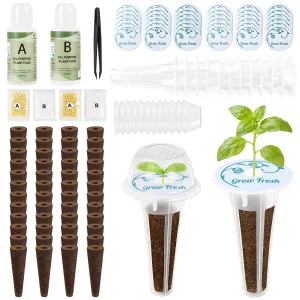 Custom Indoor Biodegradable Hydroponics Refill Pod Kit