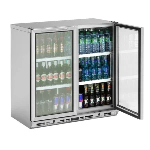Stainless Steel Undercounter Beverage Refrigerator