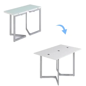 Modern Wooden Folding Convertible Dining Table