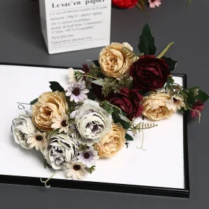 Teen Room Trendy Artificial Flower Decoration Stylish Spaces Poppy Lily The Valley Violet Succulent Fern Eucalyptus Peony