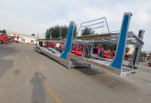 Galvanized Screw Lift Vehicle Hauler Semi-Trailer (8 Cars) - Saf/BPW Axles, Professional Factory-Made