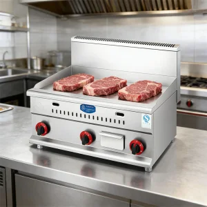 HELAXEN Gas-Electric Integrated Teppanyaki Griddle