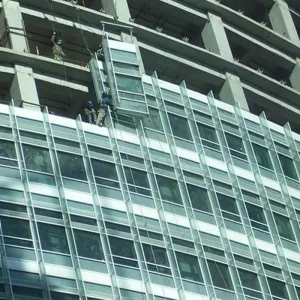 Advanced Prefabricated Unitized Glass Curtain Wall System,Thermal Break Technology for High Rise Commercial Buildings Single