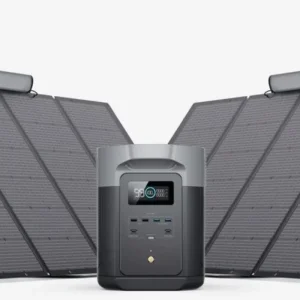ECOFLOW DELTA 2 Max 2400W LFP Solar Generator Portable Power Station for Home Use Fully Charged in 1 Hr Auto Emergency Power