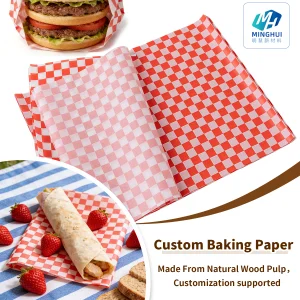 High Quality Single Side 40gsm Parchment Paper Baking Sheets