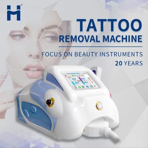 1320nm Skin Rejuvenation 532nm 1064nm Q Switched Portable Nd Yag Laser Removable Tattoo Machine Carbon Black Doll Machine