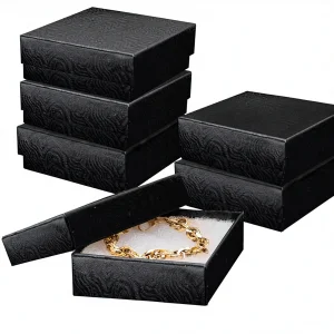 Luxury Square Rigid Cardboard Jewelry Gift Box