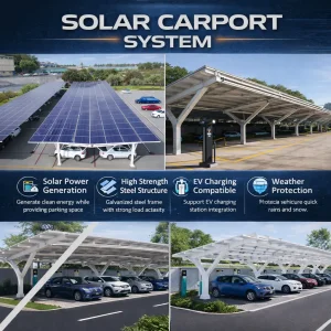 Premium Solar Carport Solution for Innovative Green Energy